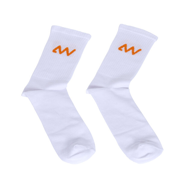 White Tennis Socks with OTH Logo – Comfort & Style for Everyday & Sports