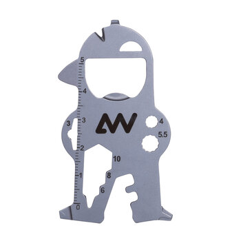 Compact Stainless Steel Multi Tool with 17 Functions